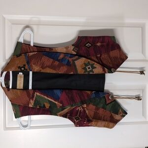 Vintage Sweetgrass Vest Size Small